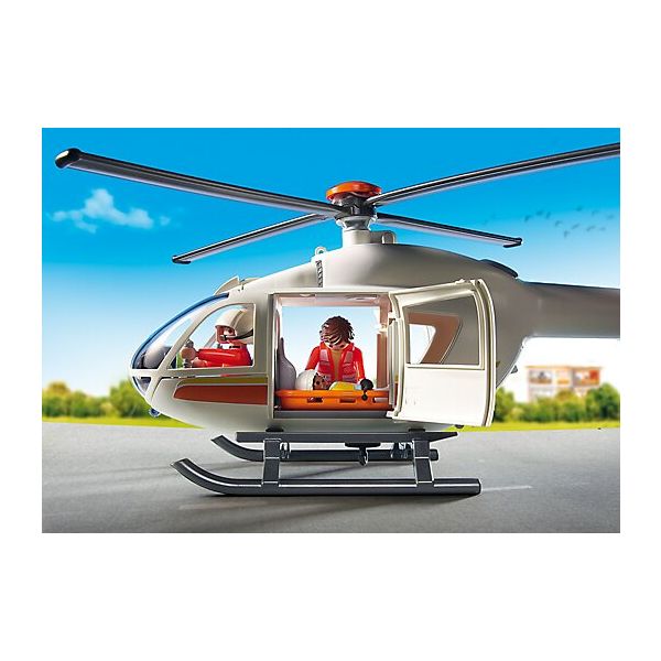 Helicoptero de rescate playmobil on sale