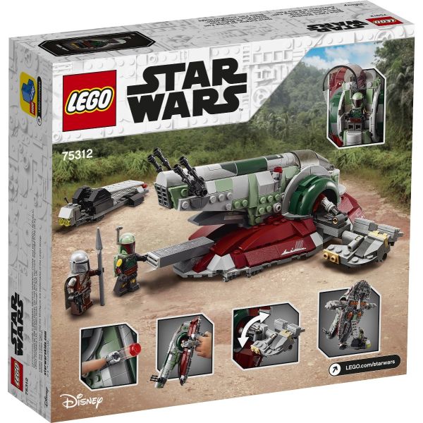 Playmycenter STAR WARS LEGO 75312 Nave Estelar de Boba Fett Playmycenter