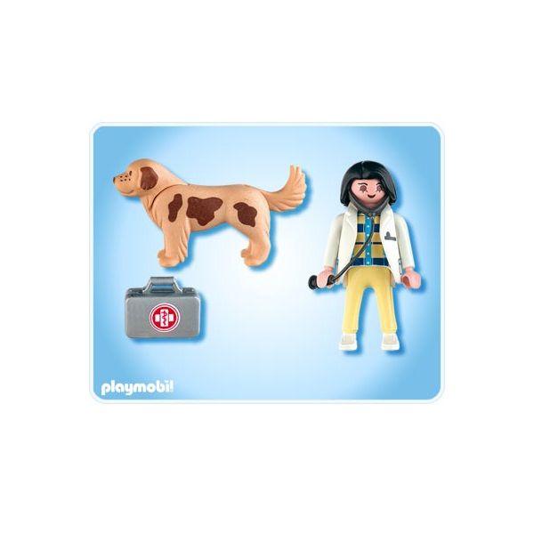 PLAYMOBIL 4750 VETERINARIA CON PERRO