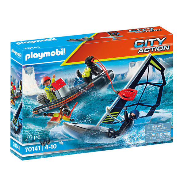 Playmobil Rescate Maritimo Rescate Polar con Bote