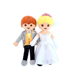 760015950 PELUCHES PLAYMOBIL ® PAREJA DE NOVIOS 30cm DELUXE EDITION 12432