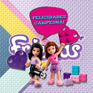 TARJETA DE FELICITACIÓN LEGO FRIENDS - CASTELLANO 16645