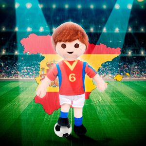 PELUCHE PLAYMOBIL ® JUGADOR DE FÚTBOL ESPAÑA 760016841 - SERIE LIMITADA 14283