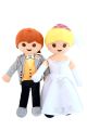 760015950 PELUCHES PLAYMOBIL ® PAREJA DE NOVIOS 30cm DELUXE EDITION 12432