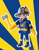 PLAYMOBIL ® 9241-5 SOBRE SORPRESA SERIE 12 NIÑOS - BOMBERO 12454