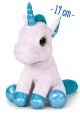 Peluche Unicornio color rosa sentado pequeño 17 Cm - 760016366-3 13032