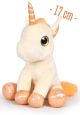 Peluche Unicornio color amarillo sentado pequeño 17 Cm - 760016366-1 13034