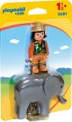 PLAYMOBIL ® 9381 1.2.3. CUIDADORA CON ELEFANTE 15272