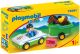 PLAYMOBIL ® 70181 1.2.3 COCHE CON REMOLQUE DE CABALLO 21448