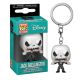 FUNKO POCKET POP! LLAVERO: PESADILLA ANTES DE NAVIDAD - JACK SKELLINGTON (CARA ATERRADORA)